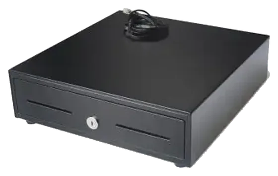 A cash drawer