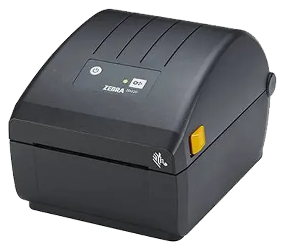 A Zebra label printer