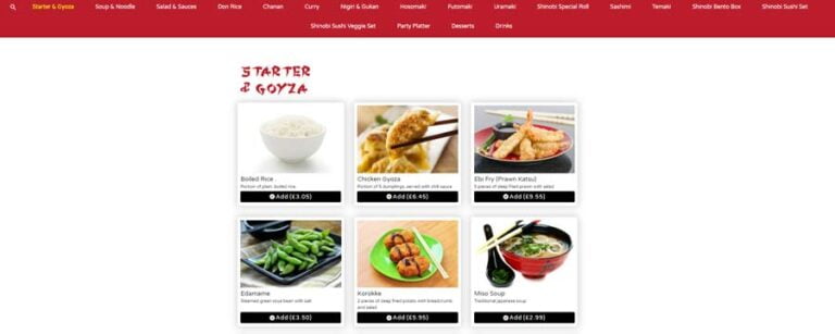 Online Ordering System Menu Andromeda POS Features