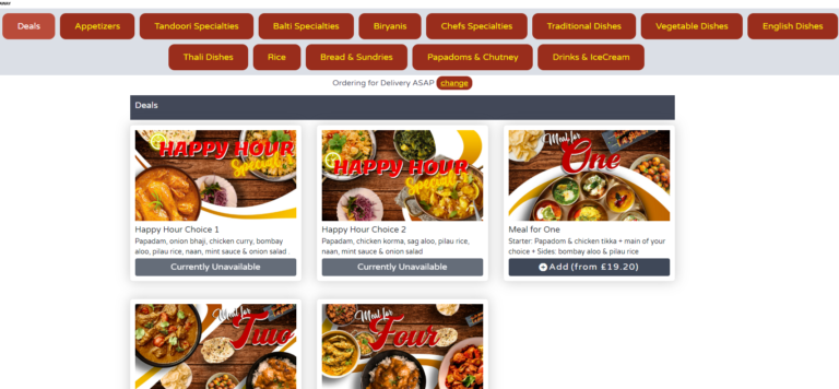 Upgrade to a Smarter Indian Takeaway Online Ordering System​