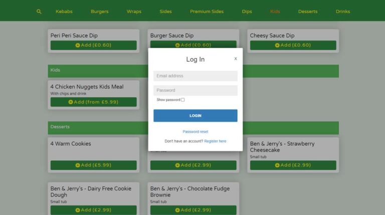Burger Business Online-Ordering System by Andromeda POS UK