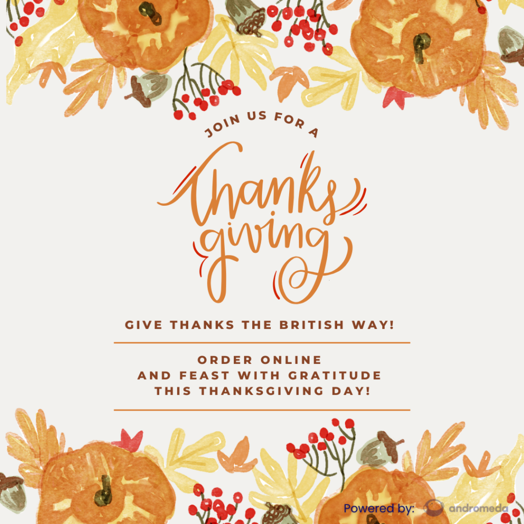 Thanksgiving Day Campaign Poster