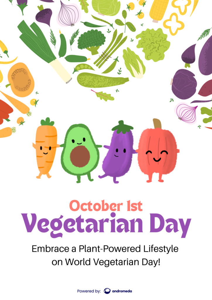 World Vegetarian Day Poster for Social Media