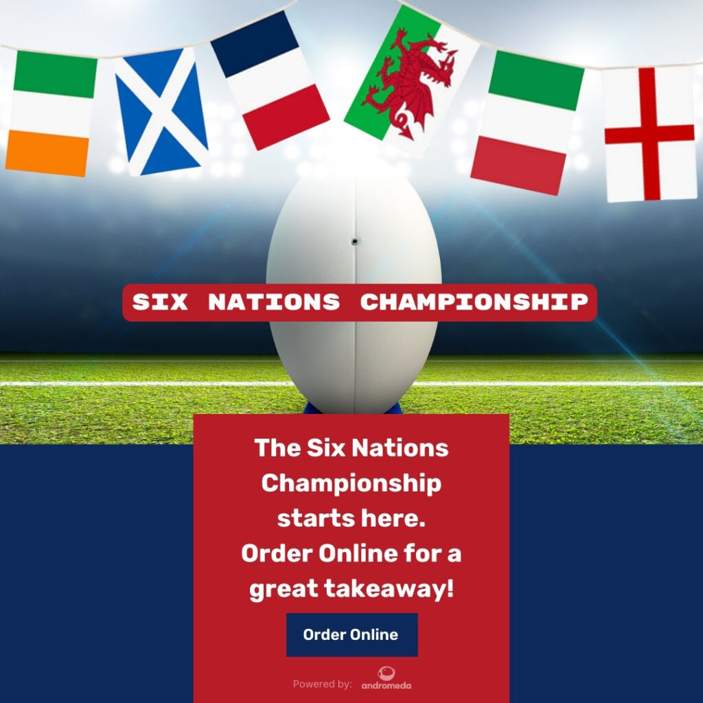 Six Nations Championship with Flags